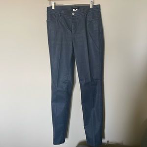 Lafayette dark gray jeans, mid rise straight leg